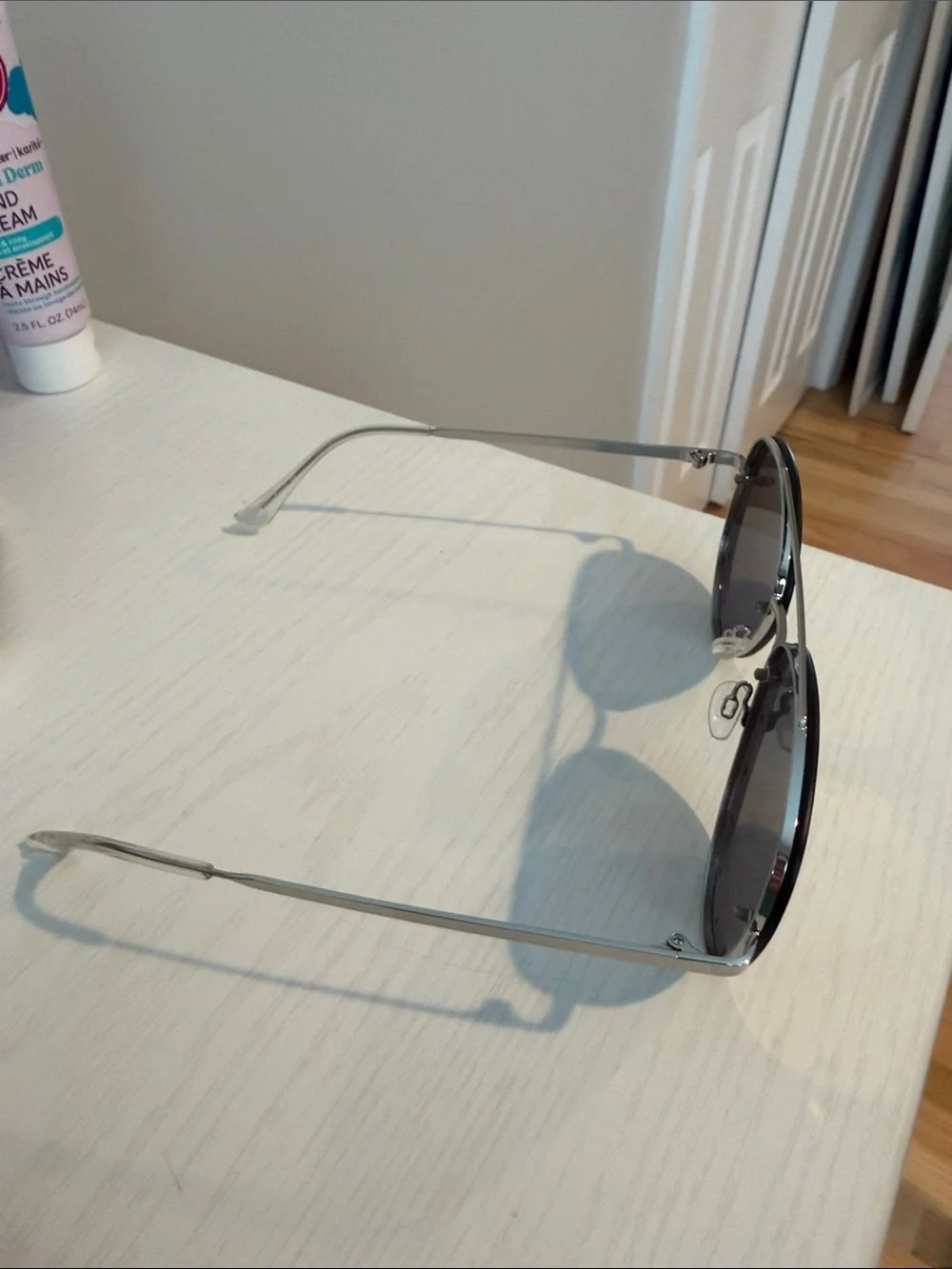OUAI x Jaclyn Hill Studded Aviator Sunglasses - Silver Mirror